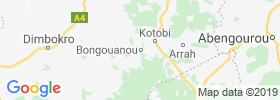 Bongouanou map